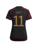 Německo Mario Gotze #11 Venkovní Dres pro Dámské MS 2022 Krátký Rukáv